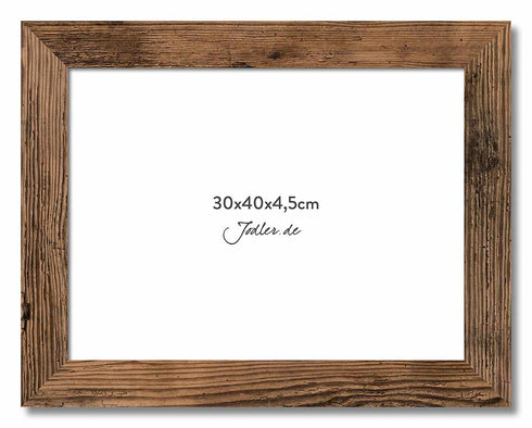 Altholzbilderrahmen 30x40|4,5cm